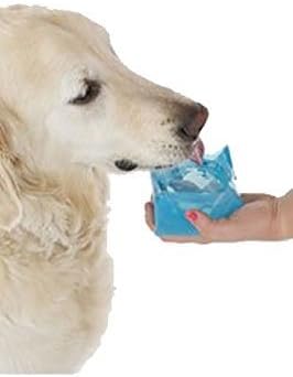 #1 Travel Dog Bowl- Doggie Drinklets 7 Pack Ultra Slim BPA Free Travel Collapsible Dog Bowl Dispensers for All Pets. Best Dog & Cat Food Bowl and Dishwasher Safe!