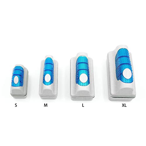 LaVibe Glasborstel voor aquaria, dubbelzijdige reinigingsborstelreiniger voor aquaria, drijvend, herbruikbaar - S - Afbeelding 6