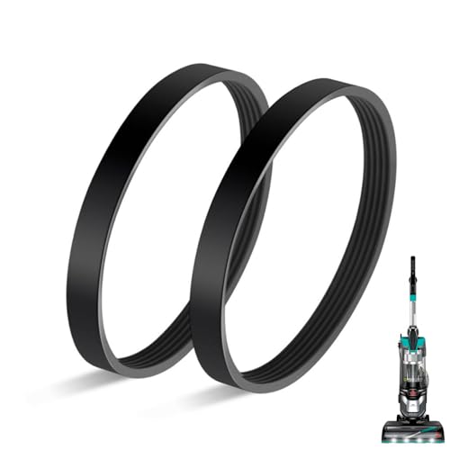 JEDELEOS Replacement Belts for Bissell MultiClean Pet Vacuum Cleaner 2998 2999 2852 3059 2849 3000 3057 Grooved Belt for Triple Action Brush Roll, Replace Parts 1625646 (Pack of 2)