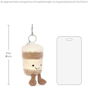 Porte-clés Tasse Amuseable Coffee To Go – Figurine Sac En Coton