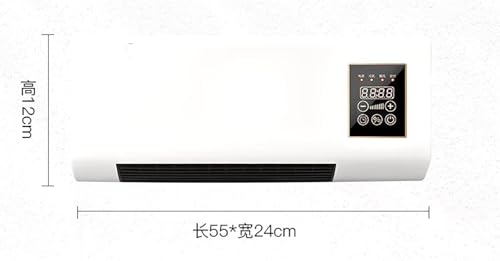 Aire Acondicionado portátil sin conductos con Ventilador sin aspas, Aire Acondicionado de Pared 3 en 1 para Dormitorio, refrigeración ultrasilenciosa y Sistema Split de fácil instalación.