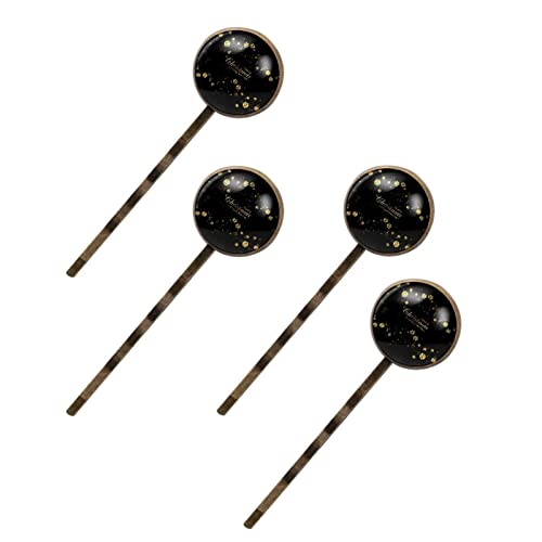 Épingles à cheveux flocons de neige : lot de 4 barrettes, idée cadeau pour fille