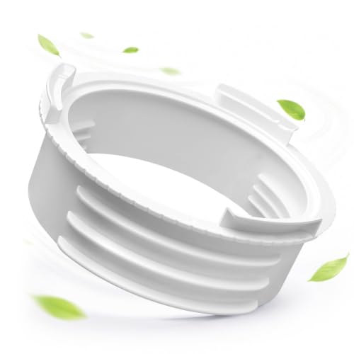 Angooni White Portable AC Hose Coupler, 5.1" to 5.9" Exhaust Hose Connector by Angooni - Used condition - US$11.82