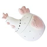 TOYANDONA Keramik Vorratsdose mit Luftdichtem Deckel Hühnerförmiger Eier Süßigkeiten aufbewahrer...