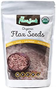 Sustainably Sourced Flax Seeds - Perfect for Smoothies, Baked Goods, and More - 1 lb