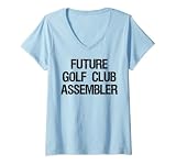 Mujer Future - Montador de palos de golf Camiseta Cuello V