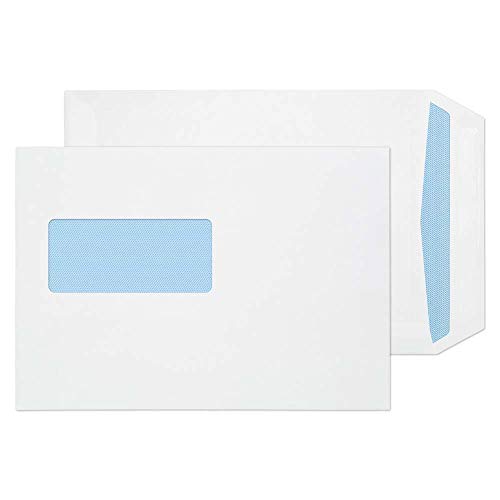 Blake Purely Everyday C5 229 x 162 mm 90gsm Self Seal Window Pocket Envelopes (FL2084) White - Pack of 500