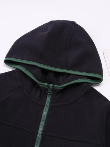 Toddler Girls Boys Warm Padded Coat Long Sleeve Winter Fleece Jacket Windproof Hooded Outerwear4