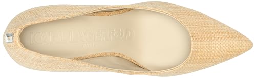Image of Karl Lagerfeld Women's Royale Snake Textured Dress Pump