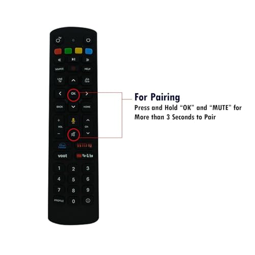 Image of Original Remote Control & Genuine Bluetooth Voice Remote for J Fiber Set-Top Box | 43-Key Universal Replacement | Easy Pairing | Original Remote Control