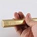 Brass Rod Brass Hexagonal Bar Hardware Solid Brass Hex Rods Length 100mm for Making Industry Mould DIY(8mm*100mm)