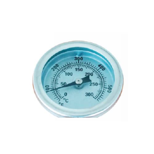 LotusGrill Cuffia per Barbecue in Acciaio Inox XL DK-SG-435, termometro Integrato, Facile da Usare