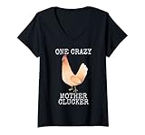 Photo Gallery donna funny chicken mother clucker maglietta con collo a v Photo Gallery donna funny chicken mother clucker maglietta con collo a v