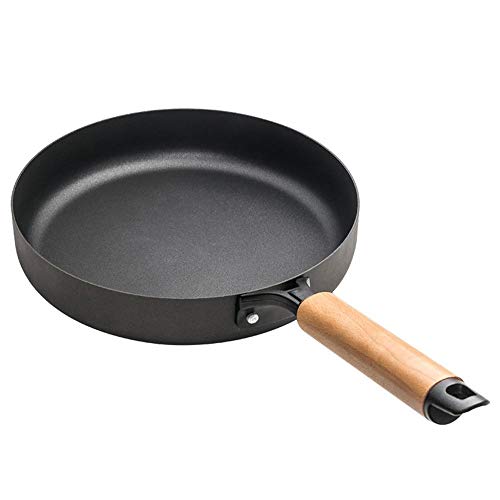 LAKEINX Sartén antiadherente Sartén de hierro fundido Sartén antiadherente Wok Cocina Olla for freír Desayuno Pan Tortilla Olla for panqueques Utensilios de cocina for el hogar