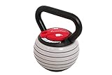FunctionalFitness Cast Iron Adjustable Kettlebell - 18kg