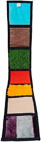 Textured Sensory Mat- 7 Types of Different Senses | Ideal Montessori Play Toy, Kid