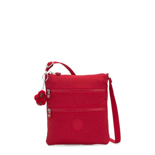 Kipling Bolsa transversal Keiko, Tom cereja, 8'L x 9'H x 1.25'D, Mini bolsa transversal Keiko