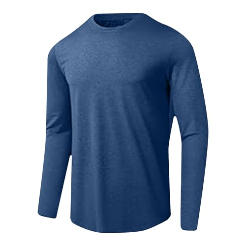 Mens UPF 50+ Rash Guard Lightweight Quick Dry Moisture Wicking Long Sleeve Sun Shirts Athletic Workout Running Tshirt3