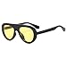 Vintage Pilot Sunglasses for Men Fashion Leopard Green Shades UV400 Women Trending Punk Sun Glasses (C2)