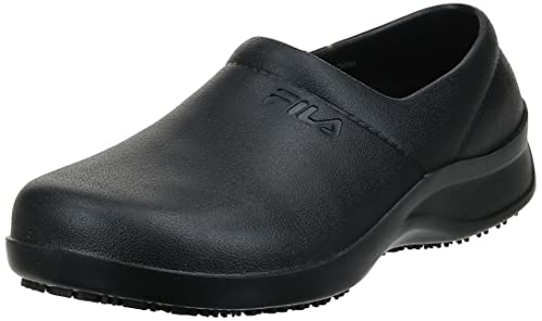 Fila Women's Galvanize Slip Resistant Work Shoe Shoe, Black, 6 B US
