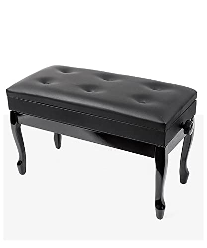 Tabouret de piano en bois massif réglable en hauteur pour enfants et adultes avec double élévation 76 x 36 x 48 58 cm - Les Beatles, Paul McCartney, John Lennon, RIngo Starr, George Harrison Tabouret de piano en bois massif réglable en hauteur pour enfants et adultes avec double élévation 76 x 36 x 48 58 cm – Image 8
