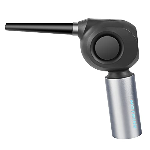 MOTRINE Electric Air Duster for Computer Cleaning, Cordless, Powerful 36000 RPM, Replaces Compressed Air Cans, Long-Run Rechargeable 6600mAh Battery with Type-C Port, 10W Fast Charging, Efficient