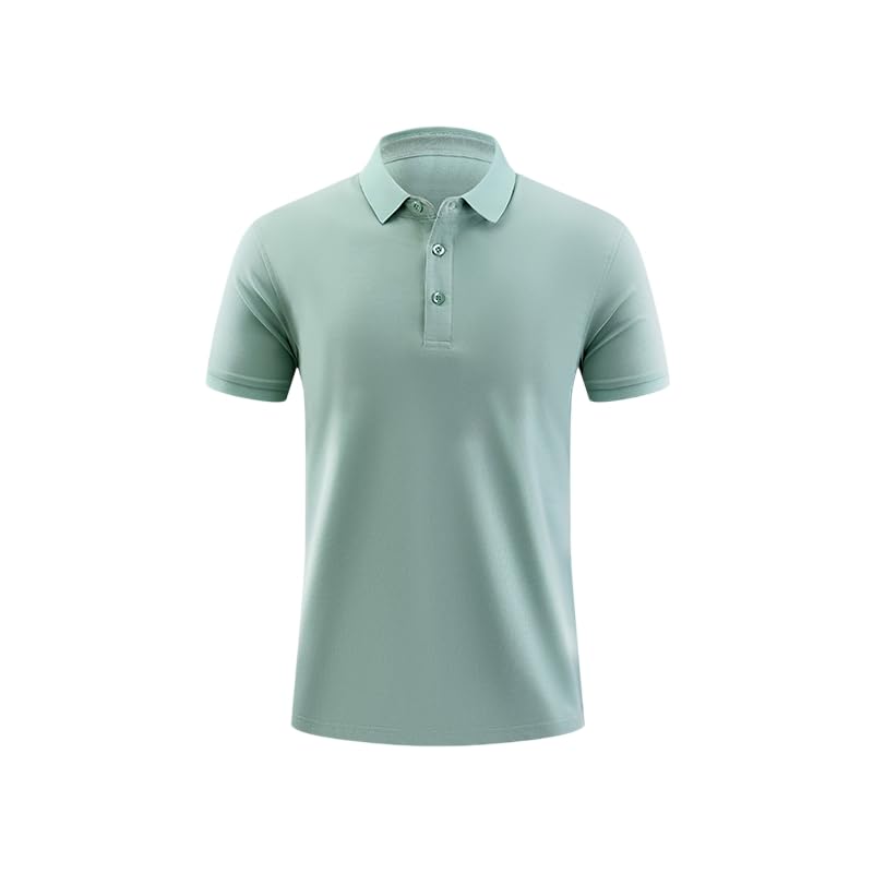 Polo manches courtes homme anti-transpiration col stretch pour l'été