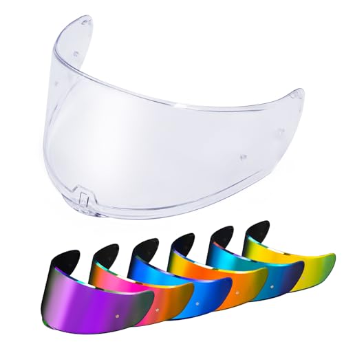 Image of PSLER Sedici Strada 2 Visor - Sedici Strada 2 and Strada 3 Face Shield Motorcycle Helmet visor Accessories Replacement for LS2 FT2 VECTOR Sedici Strada 2 Strada 3 FF801 FF397,Clear