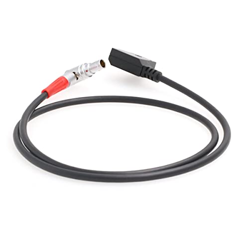 Cable D-tap a 2 pines en ángulo recto para teradek Bolt cable de alimentación de 30 pulgadas 5