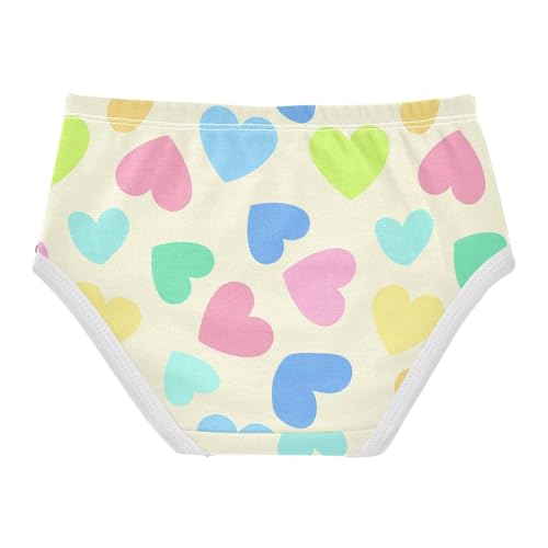 Heart Yellow Toddler Girls's Underwear 2T 23028762