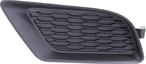 Evan Fischer Fog Light Cover Compatible With 2011-2014 Dodge Charger, Black Front Driver Side CH1038131