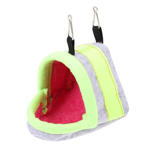 LEDMOMO 小屋を着る ペットスイングベッド ネスト ベッドハンモック モルモット寄り添う袋 家 豚 hamster ハムスター cool 耐摩耗性チンチラハウス 装飾ハムスター小屋 コットン