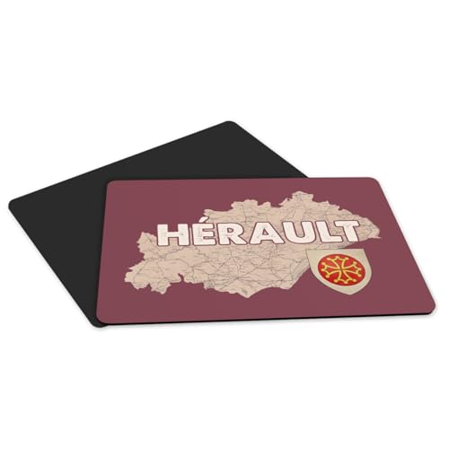 Set de table Hérault 34 lot de 4 grands dessous en caoutchouc - 5