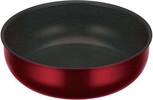 サーモス デュラブルシリーズ 取っ手のとれる炒め鍋KVD IH・ガス対応 ディープレッド KVD-026D DRのサムネイル