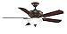 Fanimation Camhaven - 52 inch - Oil-Rubbed Bronze with Cherry/Walnut Reversible Blades with Light Kit and Remote - FP8095OB