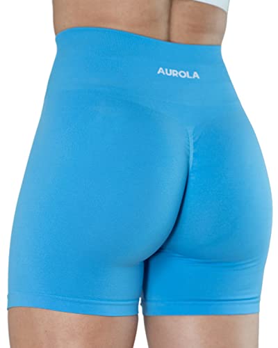 Image of AUROLA Intensify Workout Shorts for Women Seamless Scrunch Short Gym Yoga Running Sport Active Exercise Fitness Shorts