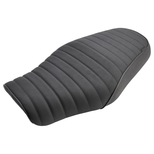 Siège moto passager GB350 résout le manque de confort arrière avec ce coussin complet noir