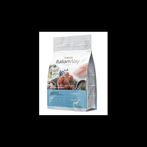 Italianway Dog Hypoallergenic Puppy/Junior Medium/Maxi - Trota E Mirtilli 12kg