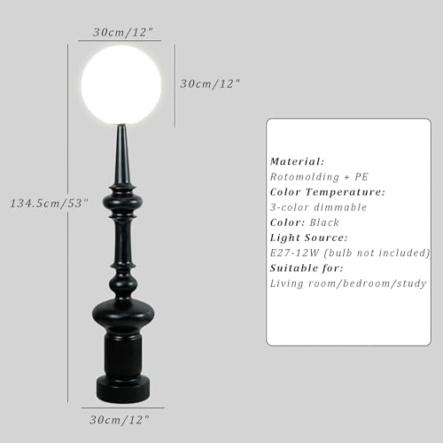 Lampadaire avec 3 couleurs à intensité variable et design moderne pour salon - 3