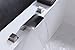 Sumerain Roman Tub Faucets Brushed Nickel,Waterfall Spout for High Flow Rate,Include Valve and Trim Set