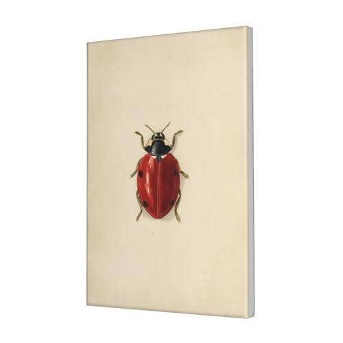 Póster de animales rojos vintage para decorar un dormitorio acogedor enmarcado de 30x45 cm