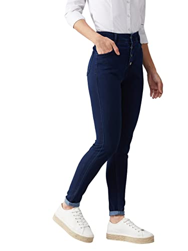 Image of Dolce Crudo Distressed High Rise Skinny Jeans for Women