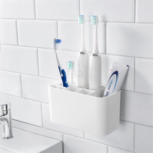 Colist Zahnbürstenhalter Wandmontage, Badezimmer elektrischer Zahnbürstenhalter Organizer...