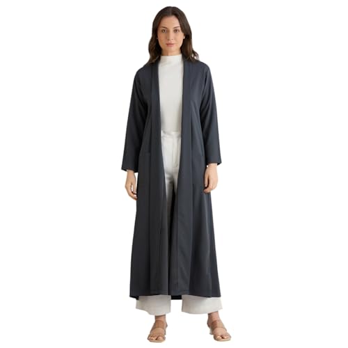 Image of Smarty Pants women's cotton open front trench jacket.