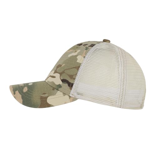 Camo Baseball Cap for Boys Girls Breathable Kids Mesh Hat Snapback Summer Beach Sun Hats Low Profile Baseball Hat3