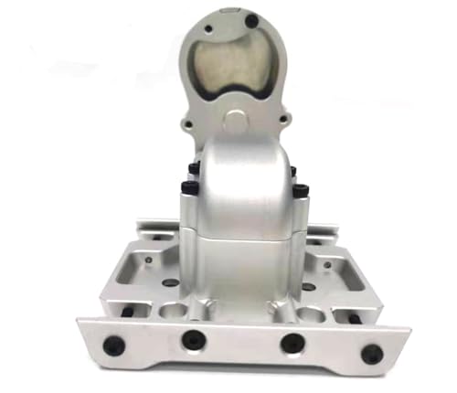KEBEILEE CNC Alu Center Transmission+Skid Plate for LOSI LMT Monster Truck 1:8 (Silver)