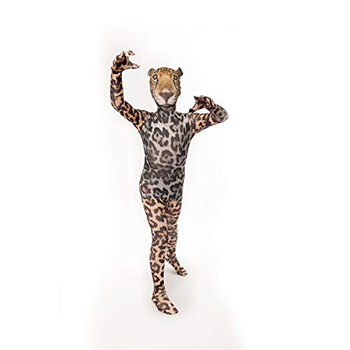 Image of Morphsuits Kids Jaguar Animal Costume, Cheetah Leopard Halloween Costume for Boys Girls M