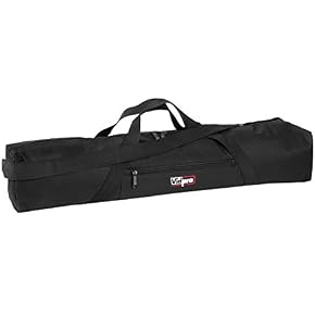 Kokiya Sac de rangement à fermeture éclair pour trépied - Noir - Pliable et résistant à l'usure