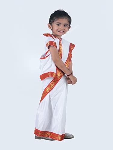 Image of BookMyCostume Bengali Saree Fancy Dress Costume 10-12 years