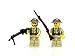 Battle Brick 1.6 Inches Tall US Army WW1 Doughboy Soldiers Custom Minifigures| Genuine Military Minifig | Printed in The USA | World WAR | Great Gift for Ages 8+ to Adult AFOL